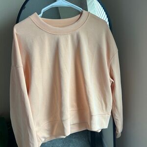 Lululemon perfectly oversized crop crew softstreme SUMG 8